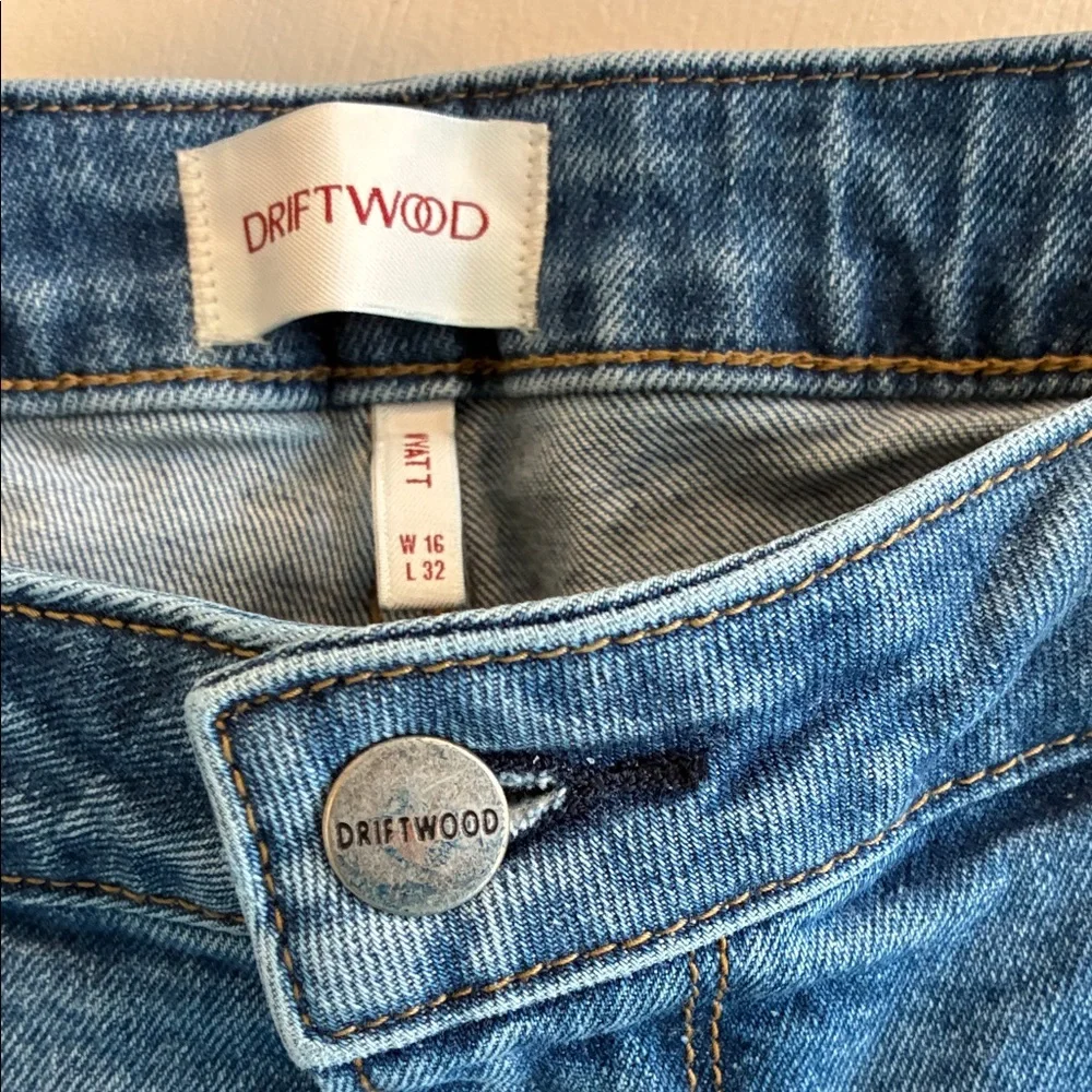 Driftwood Light Blue Embroidered Women's Bootcut Jeans - Picture 2 of 6